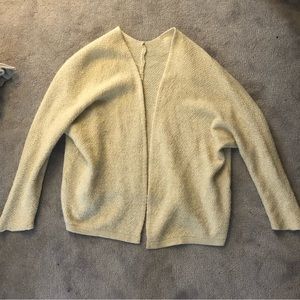 Cream-colored Brandy Melville cardigan